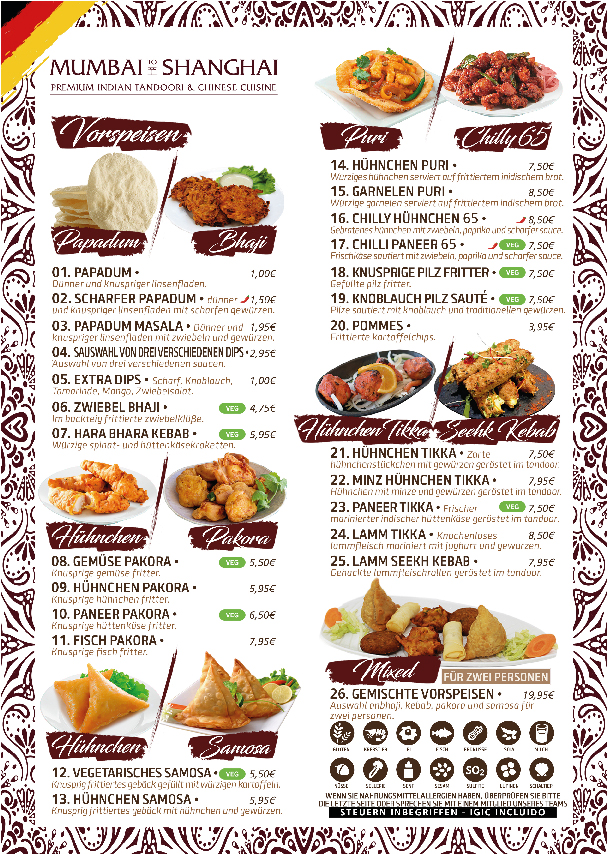 Menu Delhi Delights - Las Américas-8