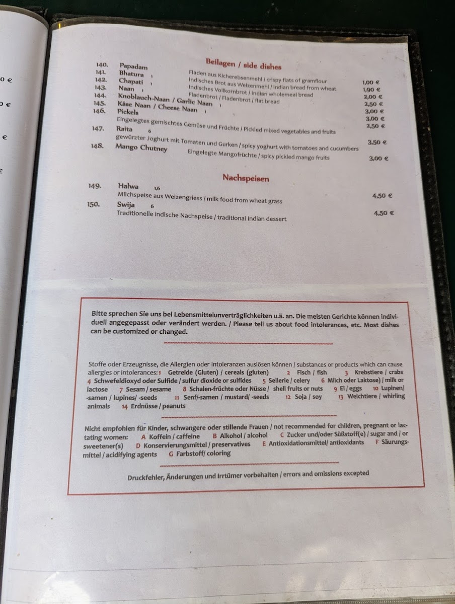 Menu Delhi Palast Halal-6