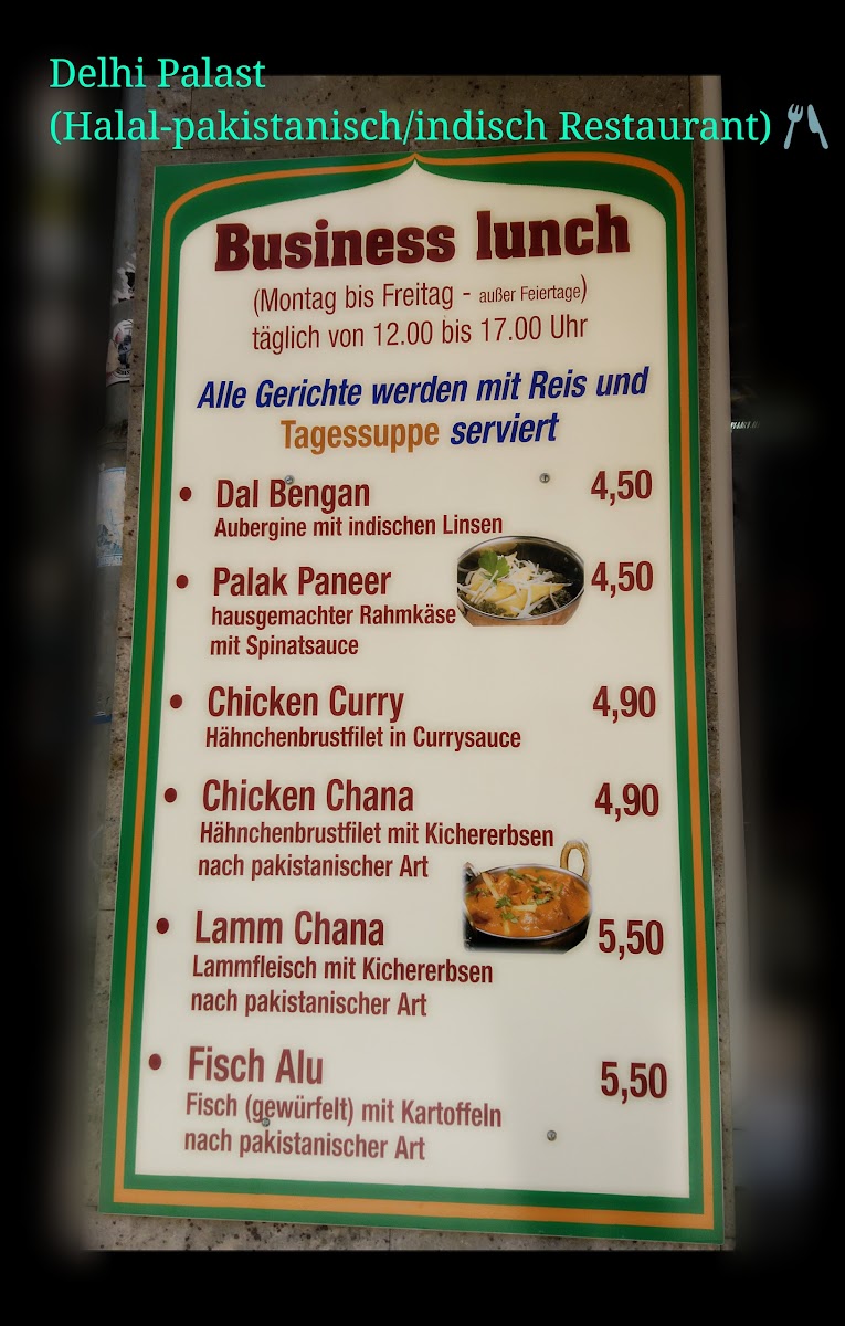 Menu Delhi Palast Halal-8