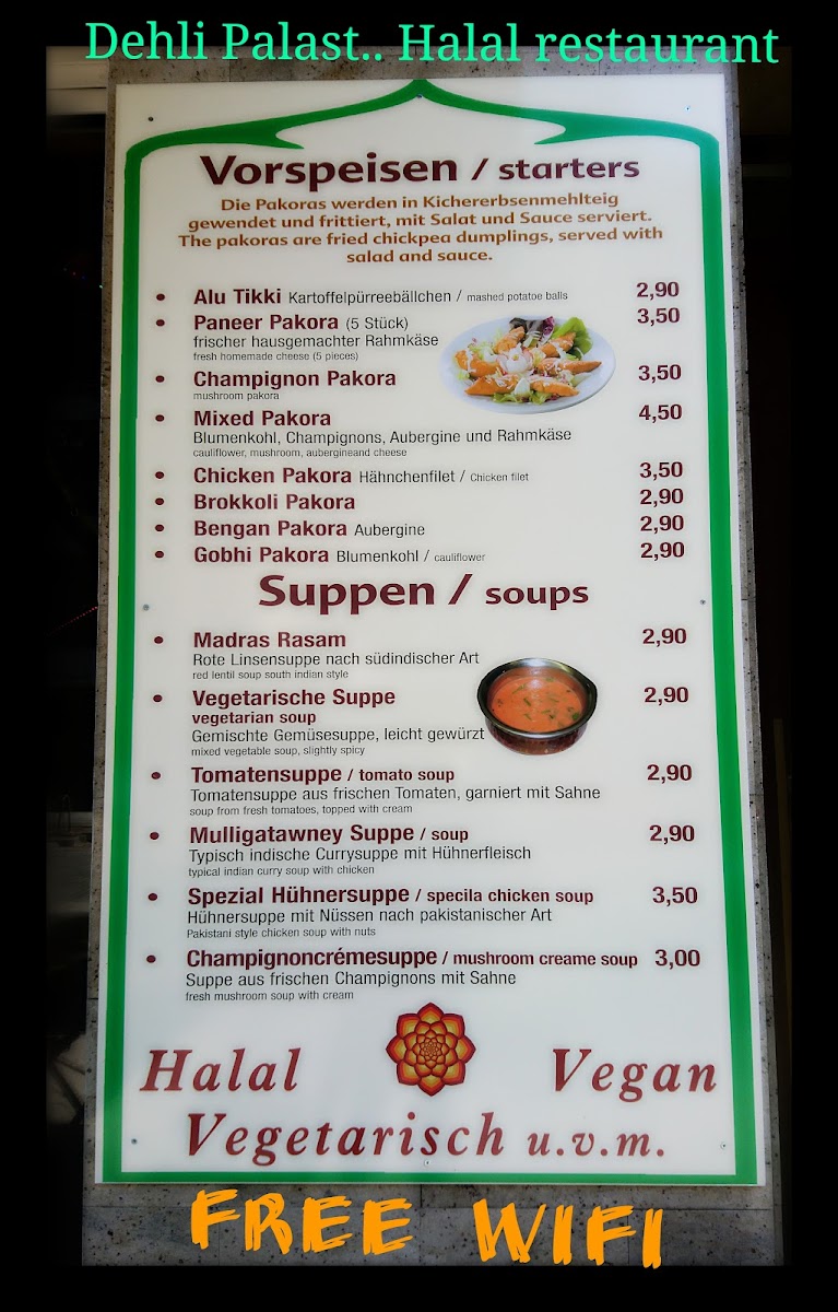 Menu Delhi Palast Halal-9