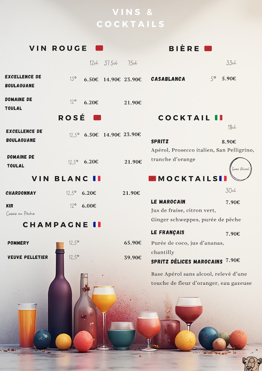 Menu Délices Marocains-1