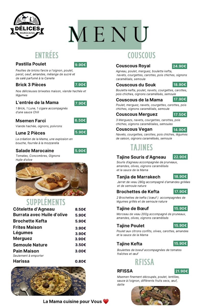 Menu Délices Marocains-3