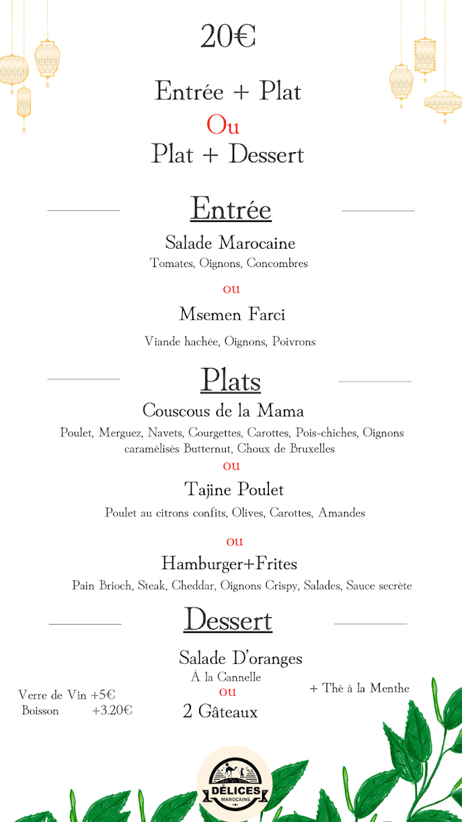 Menu Délices Marocains-4