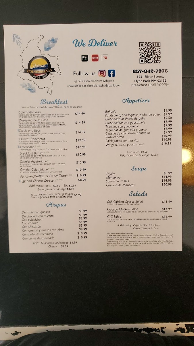 Menu Delicias Colombianas Hyde Park-4