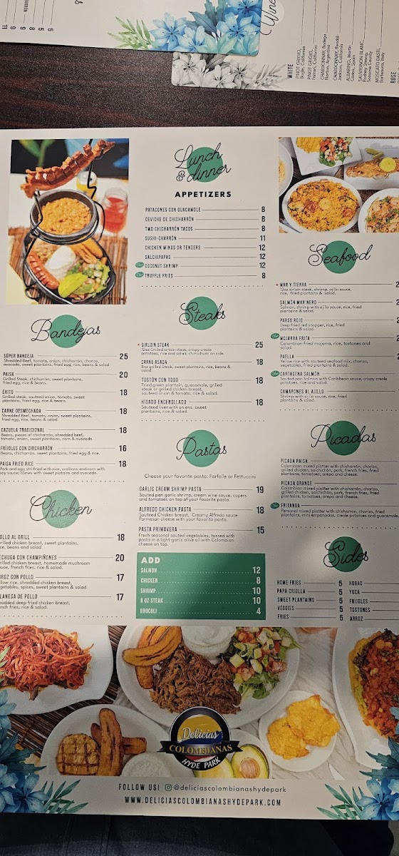 Menu Delicias Colombianas Hyde Park-6