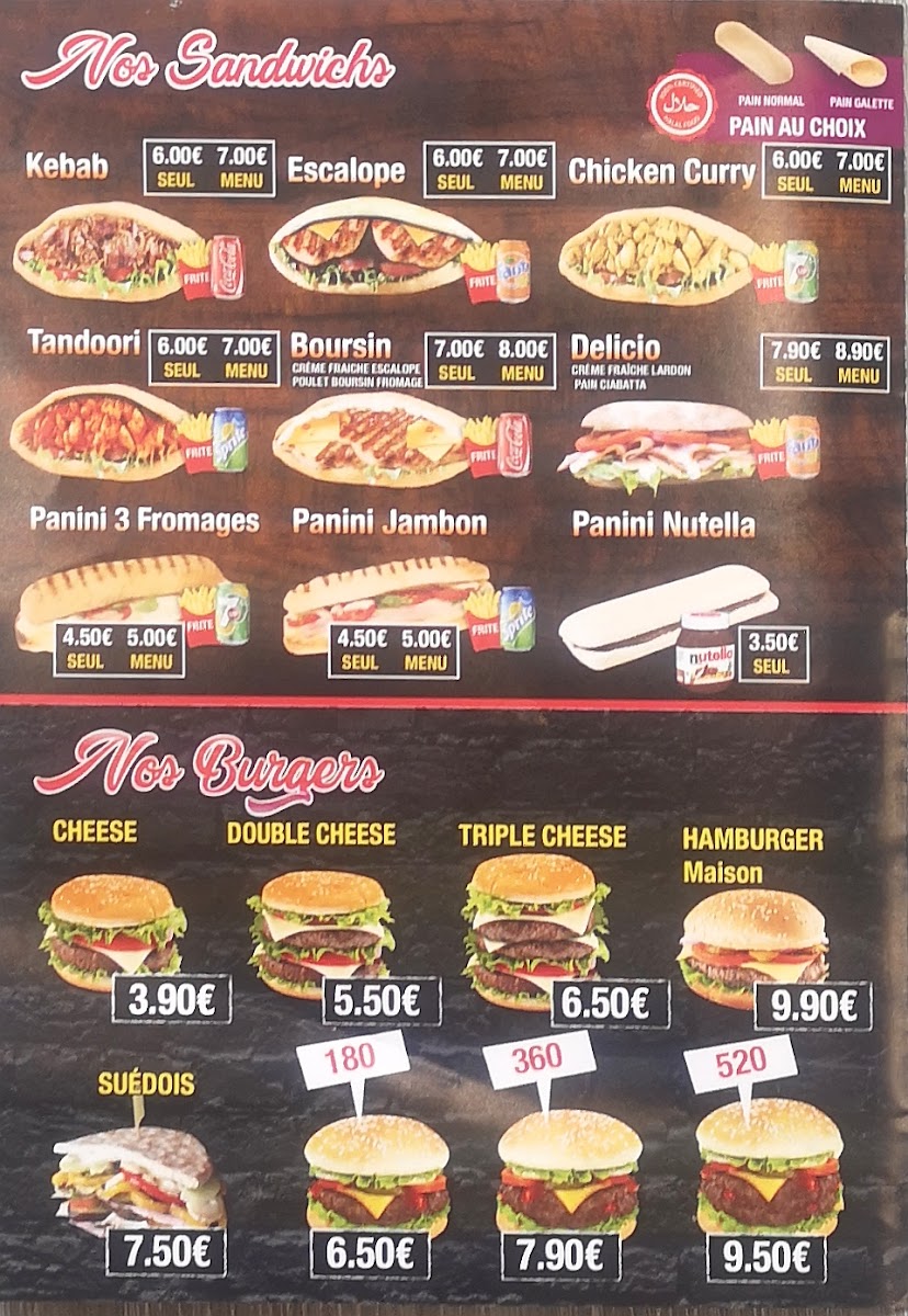 Menu Delicio Restaurant Limay-1