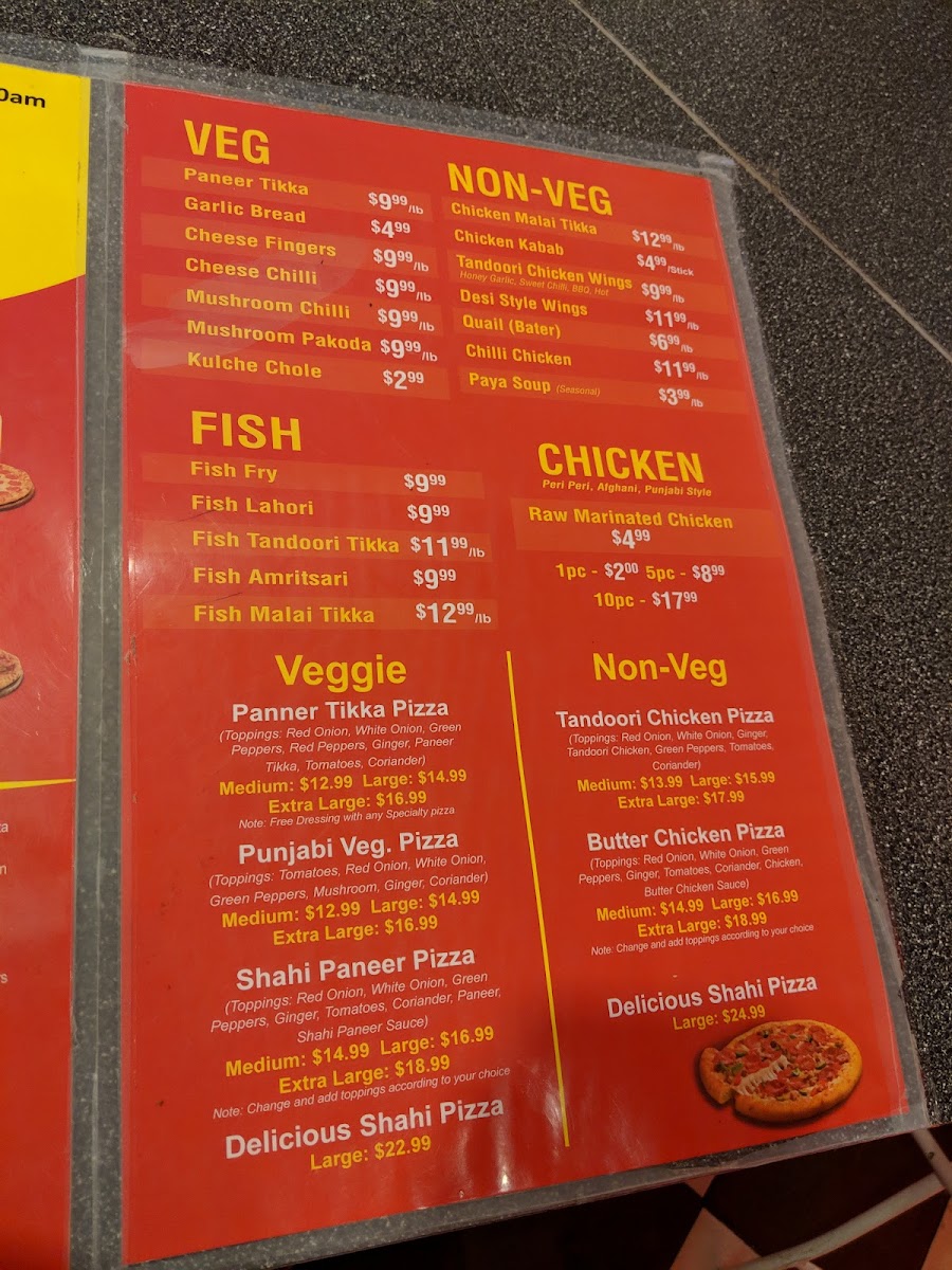 Menu Delicious Pizza N Wings-1