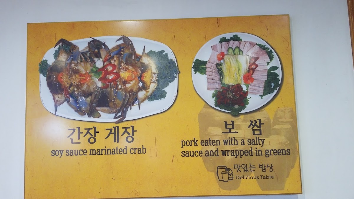 Menu Delicious Table-5