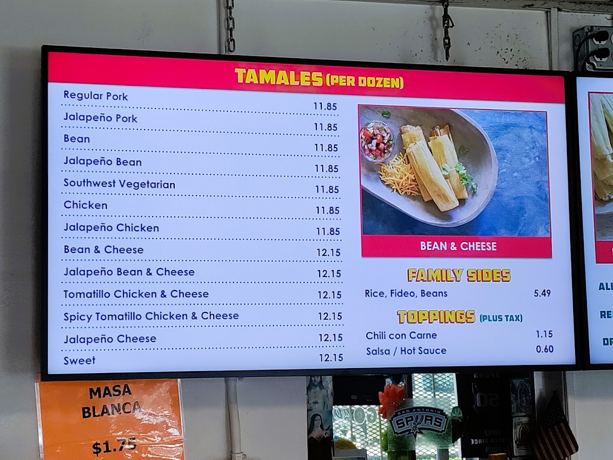 Menu Delicious Tamales-1