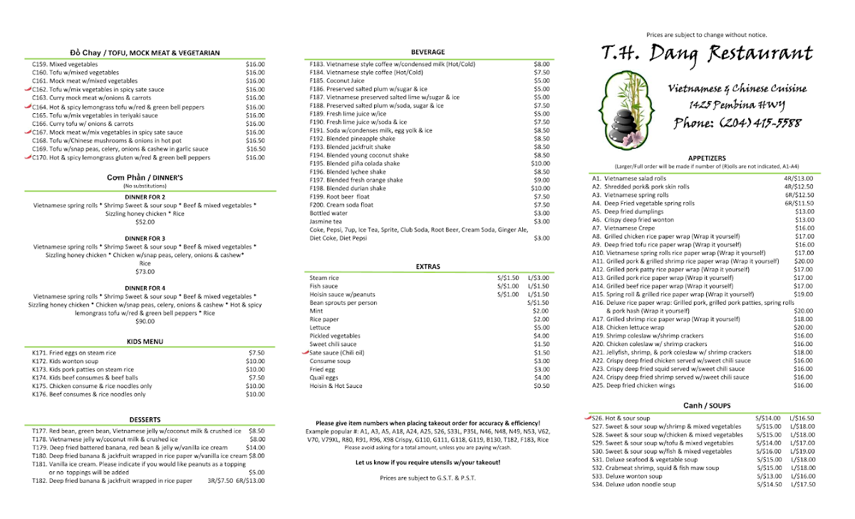Delicious Vegetarian Restaurant Menu-2