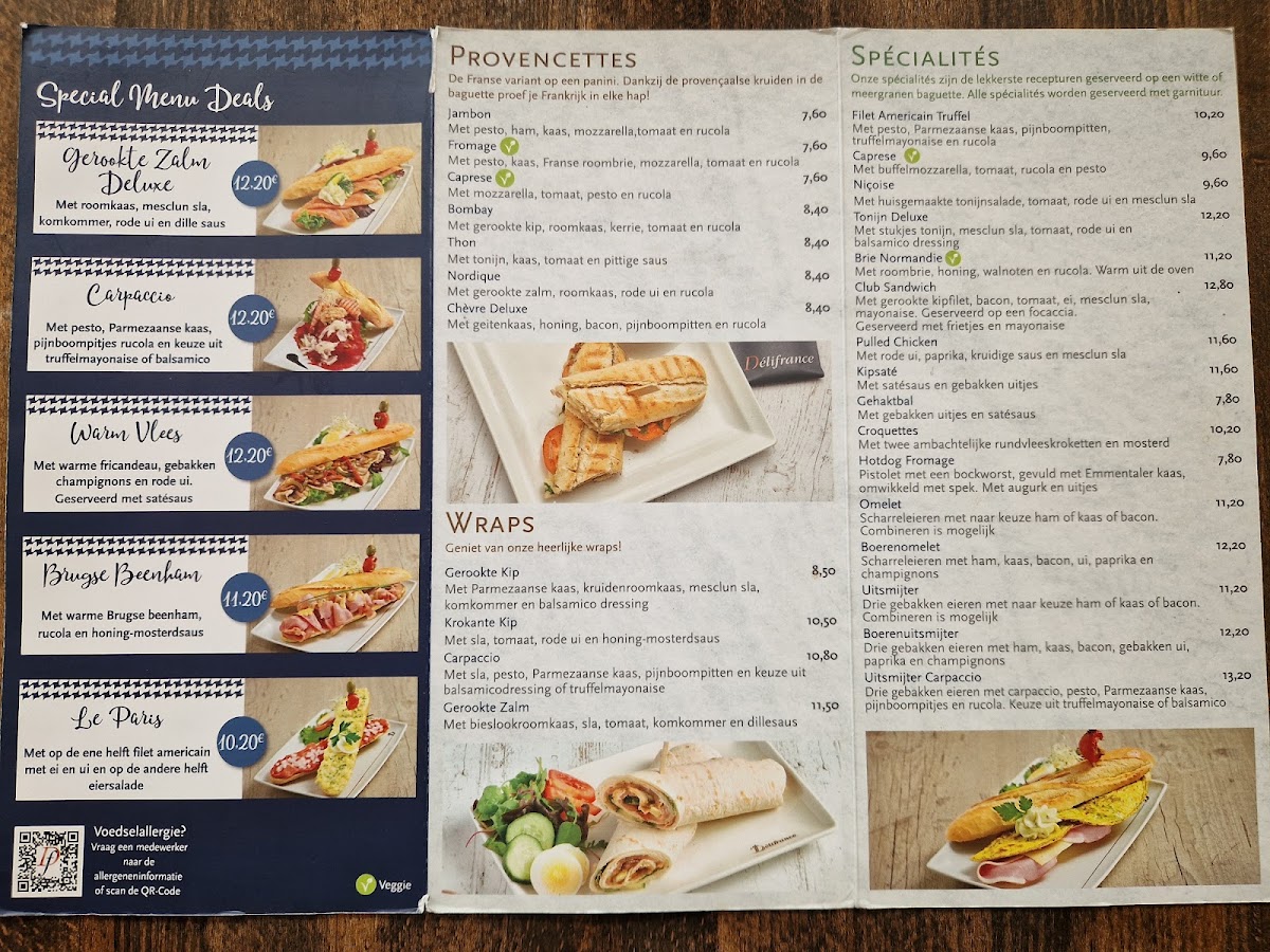 Menu Délifrance Zeist-1