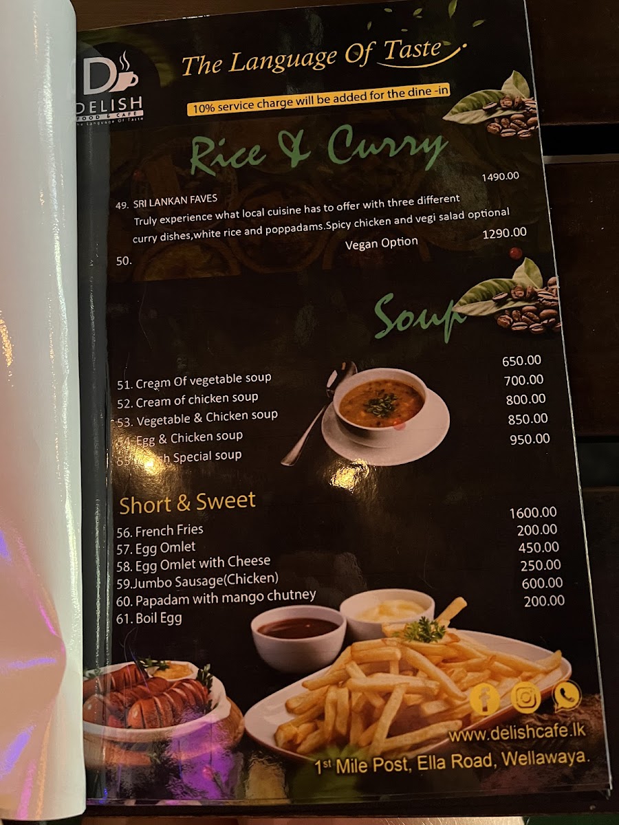 Menu Delish Food & Cafe-2