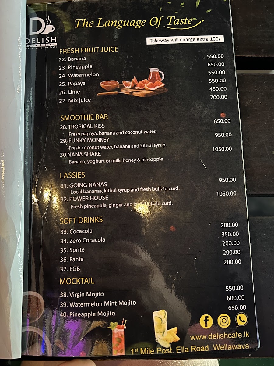 Menu Delish Food & Cafe-4