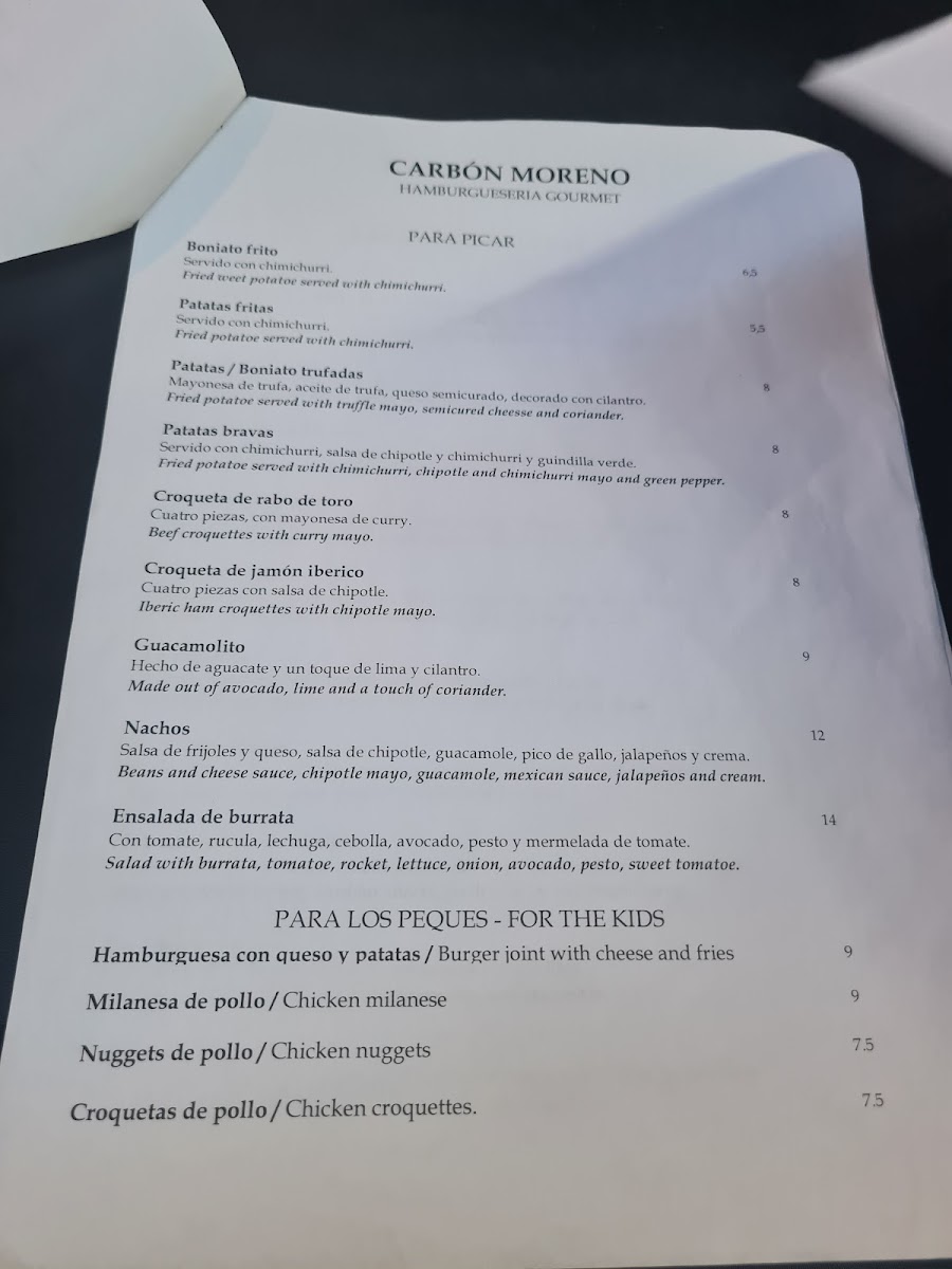 Menu Delito By Carbón Moreno-2