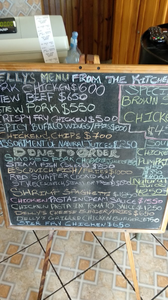 Menu Delly's Brick Oven Pizza Restaurant-6