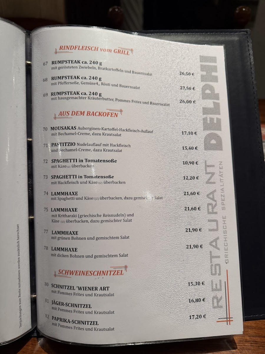 Menu Delphi-10