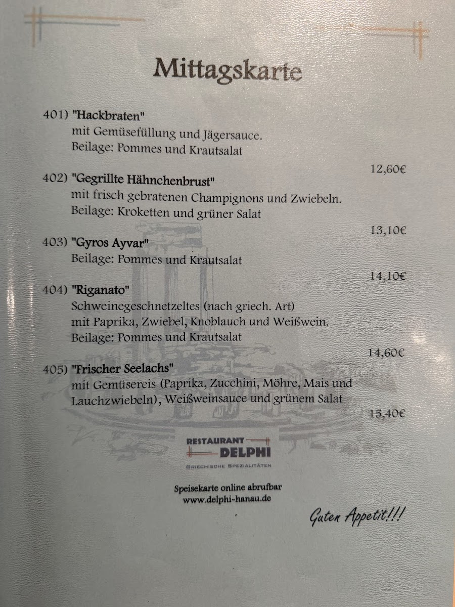 Menu Delphi-4