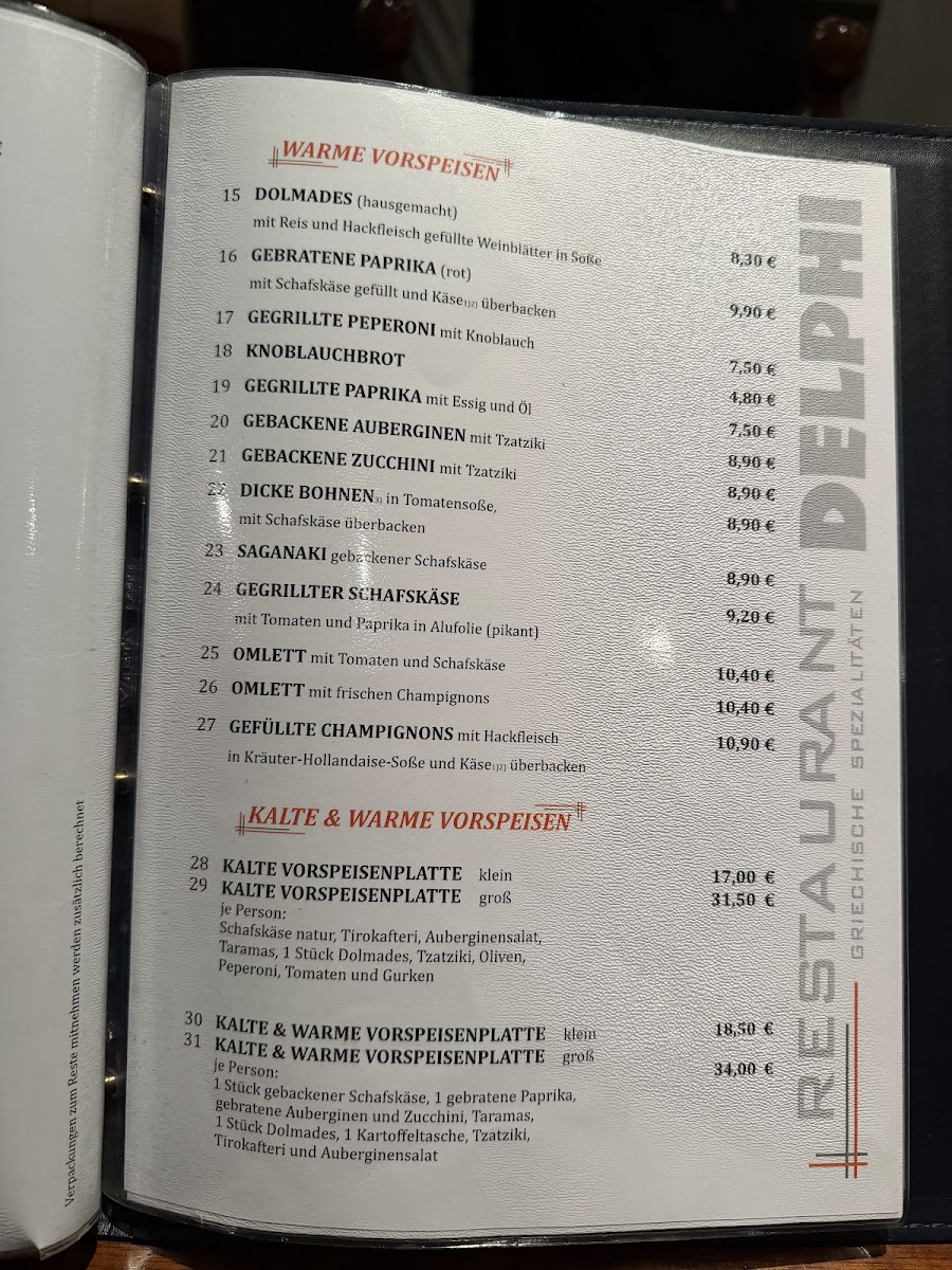 Menu Delphi-9
