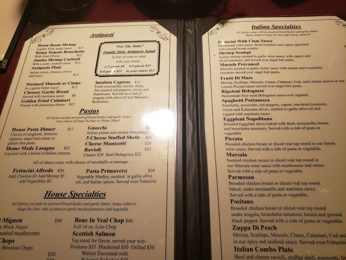 Menu Deluca’S Italian Restaurant-7