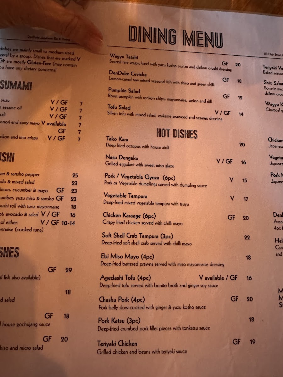 Menu Dendeke Japanese Bar & Dining-6
