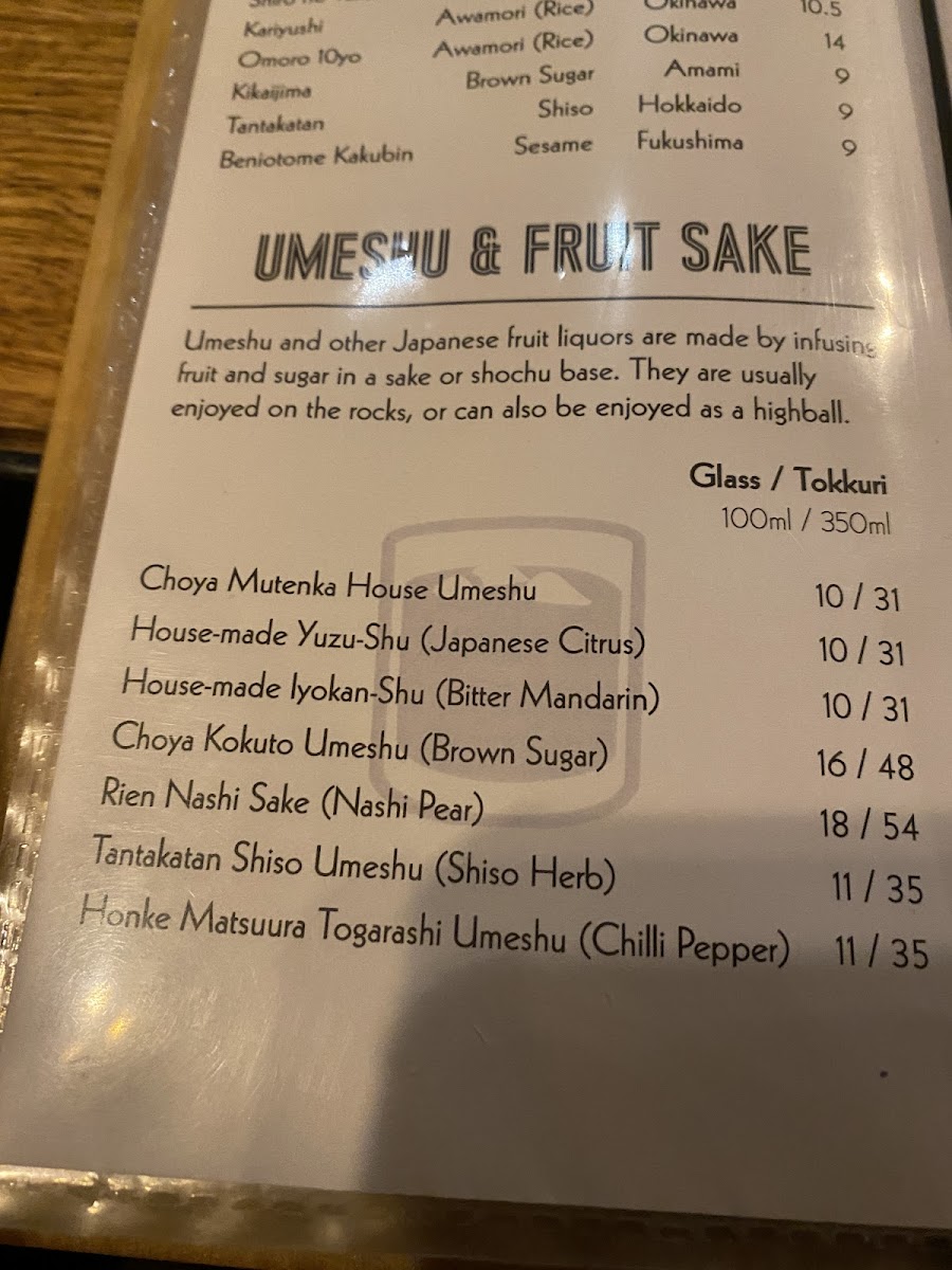 Menu Dendeke Japanese Bar & Dining-7