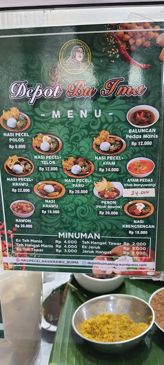 Menu Depot Bu Ima-1
