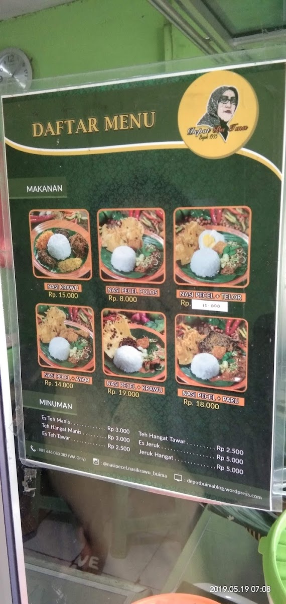 Menu Depot Bu Ima-8