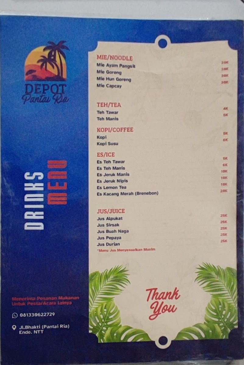 Menu Depot Pantai Ria-1
