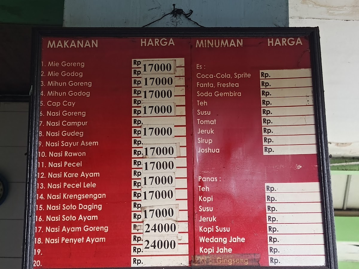 Menu Depot Sederhana (Gubeng Pojok)-1