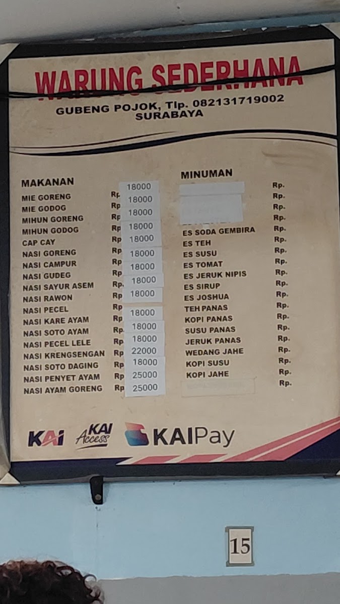 Menu Depot Sederhana (Gubeng Pojok)-5