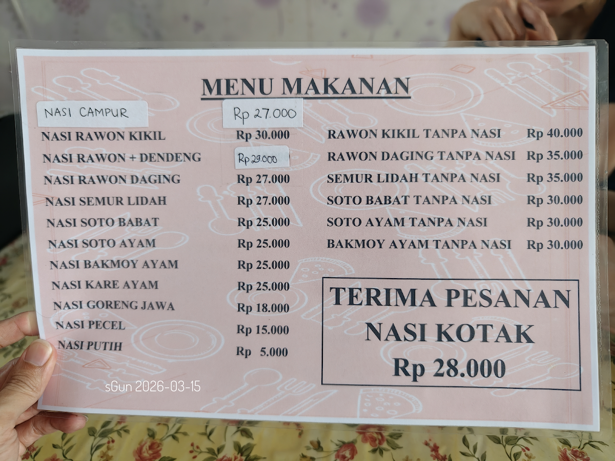 Menu Depot Timur-1
