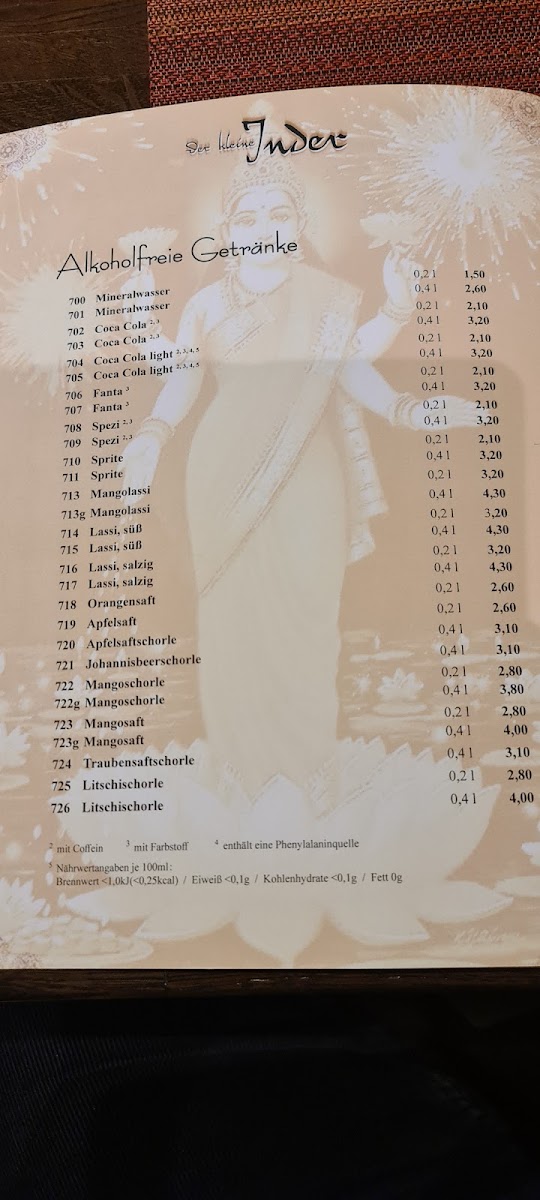 Menu Der Kleine Inder-1