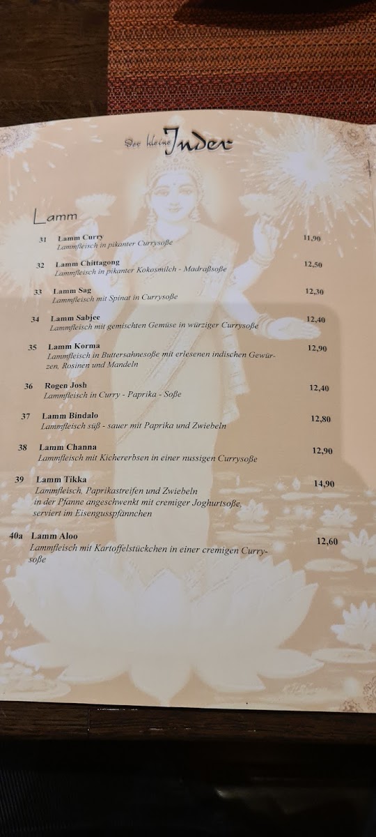Menu Der Kleine Inder-2