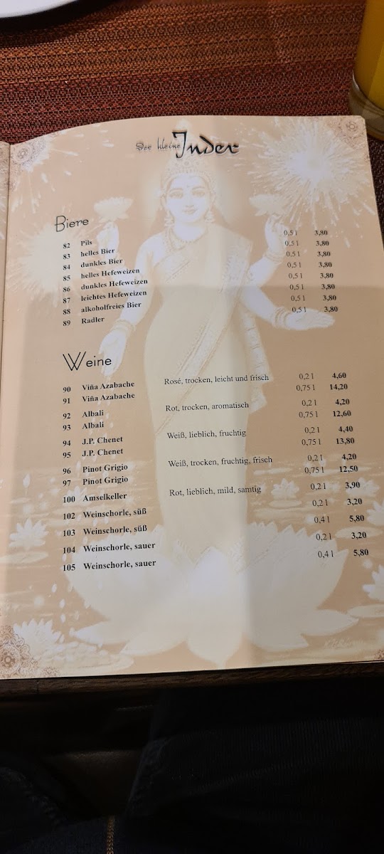 Menu Der Kleine Inder-4