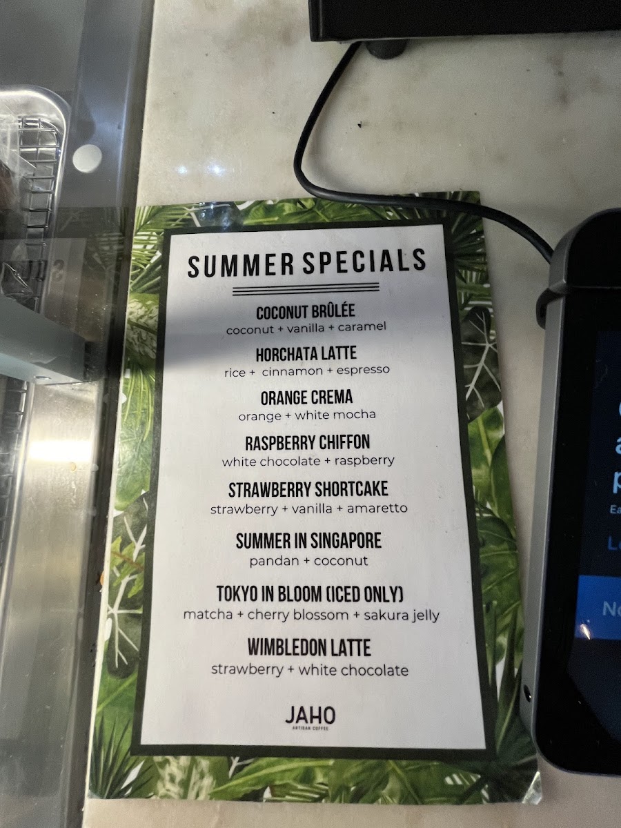 Menu Derby Street - Jaho Coffee Roaster & Wine Bar-8