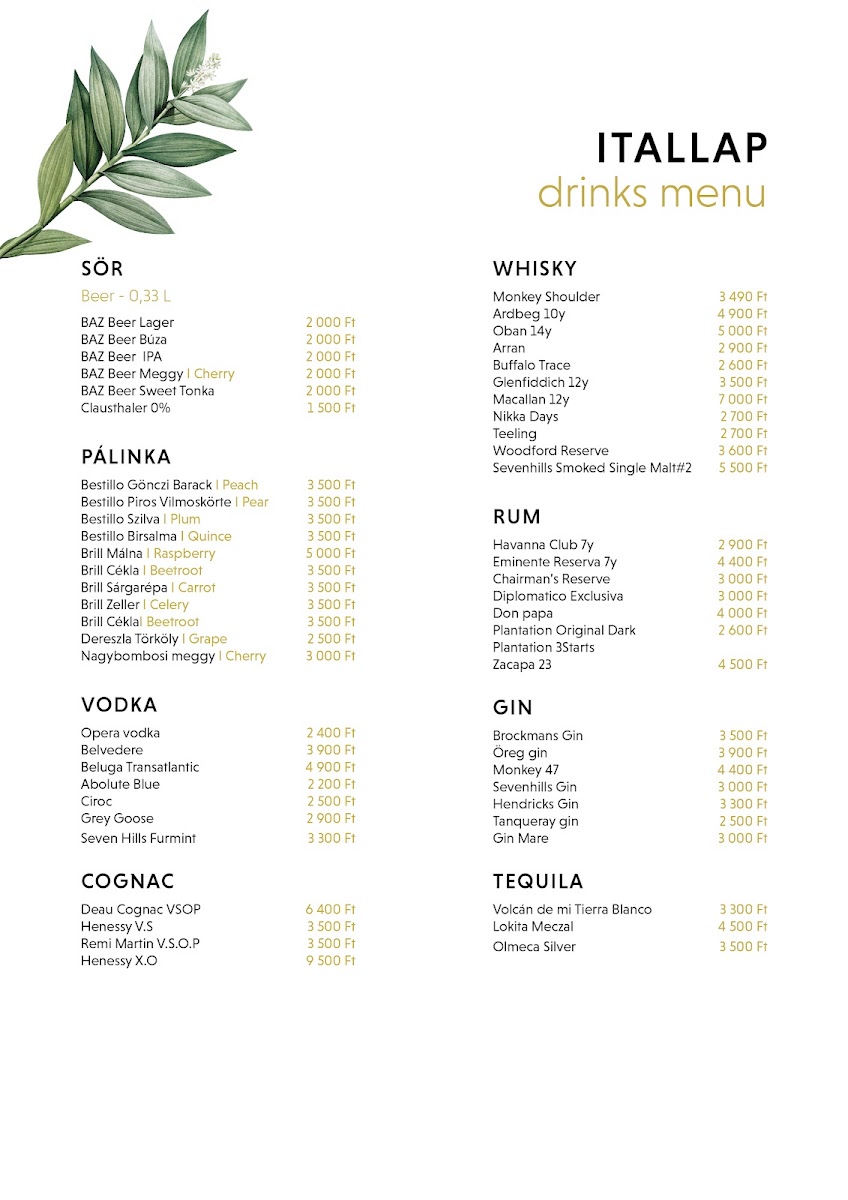 Menu Dereszla Bisztró-3