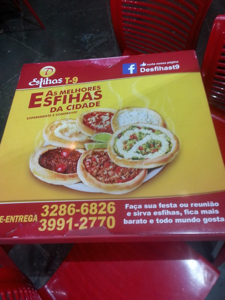 Menu D'esfihas T9 Jd. América-3