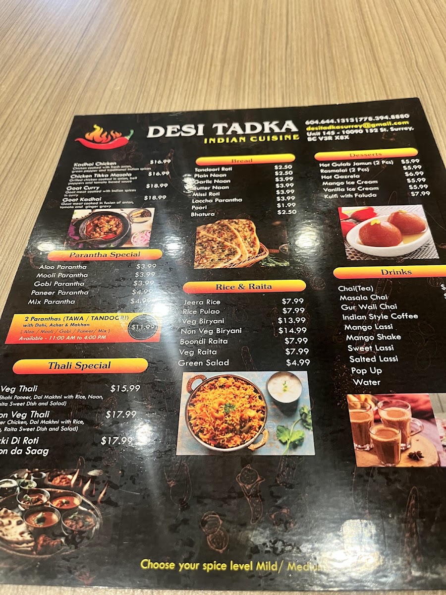 Menu Desi Tadka Indian Cuisine-2