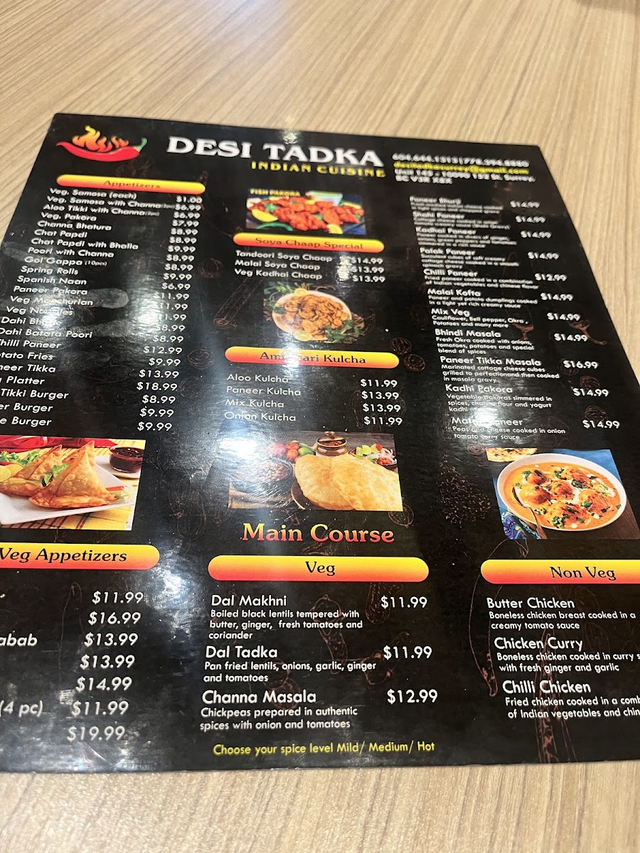Menu Desi Tadka Indian Cuisine-4
