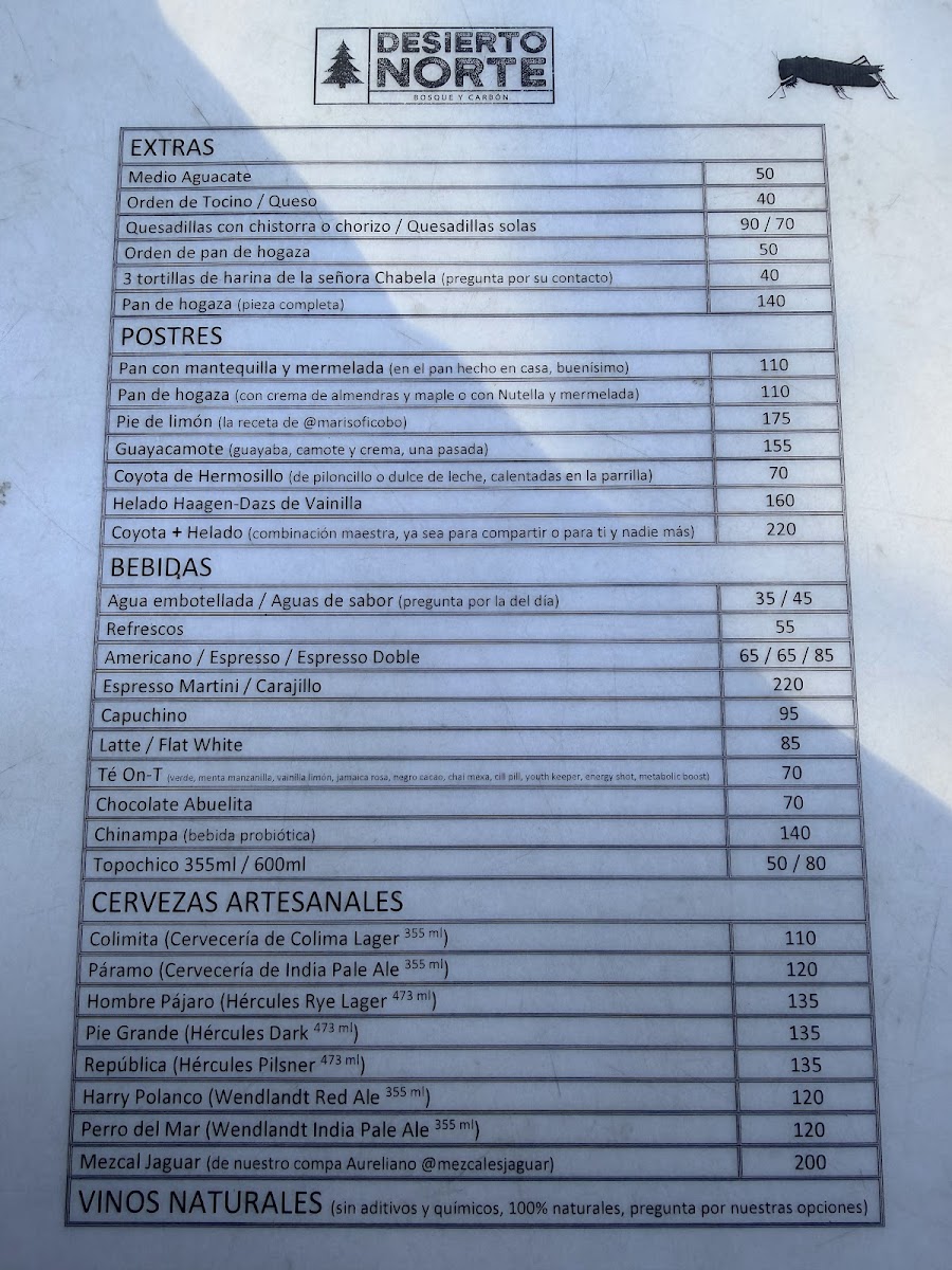 Menu Desierto Norte-4