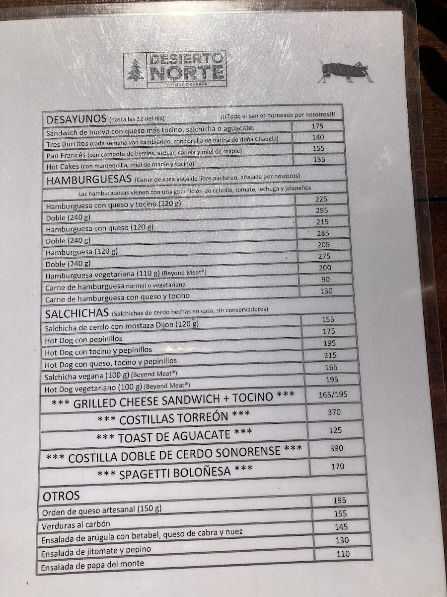 Menu Desierto Norte-5