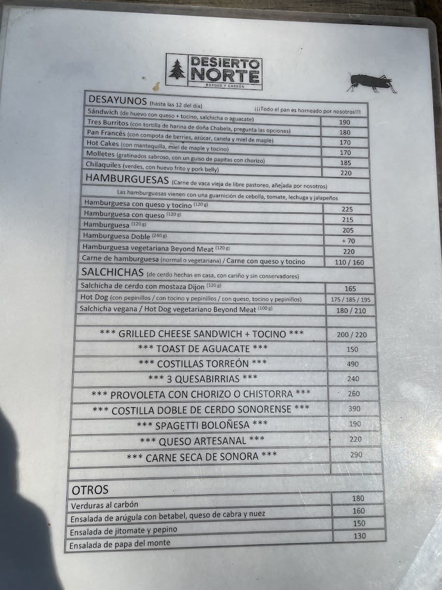 Menu Desierto Norte-6