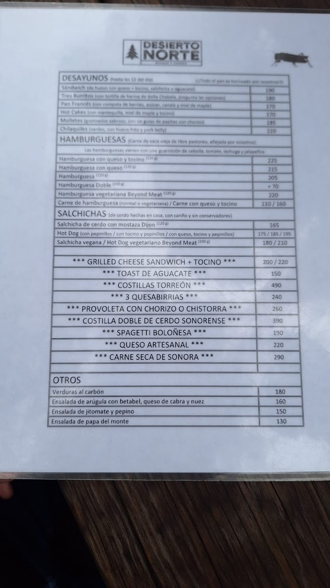 Menu Desierto Norte-8