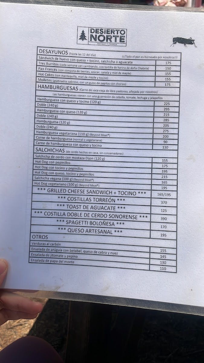 Menu Desierto Norte-9