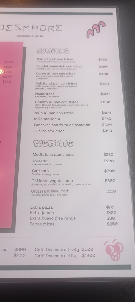 Menu Desmadre Pan Y Café-5