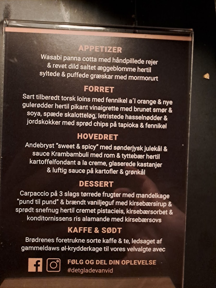 Menu Det Glade Vanvid Odense-2
