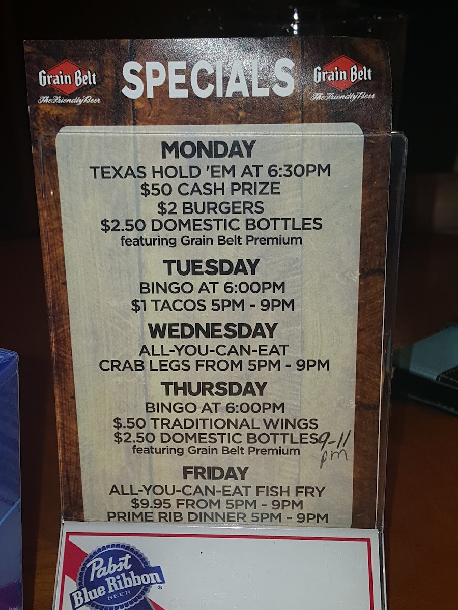 Menu Detour 19-5