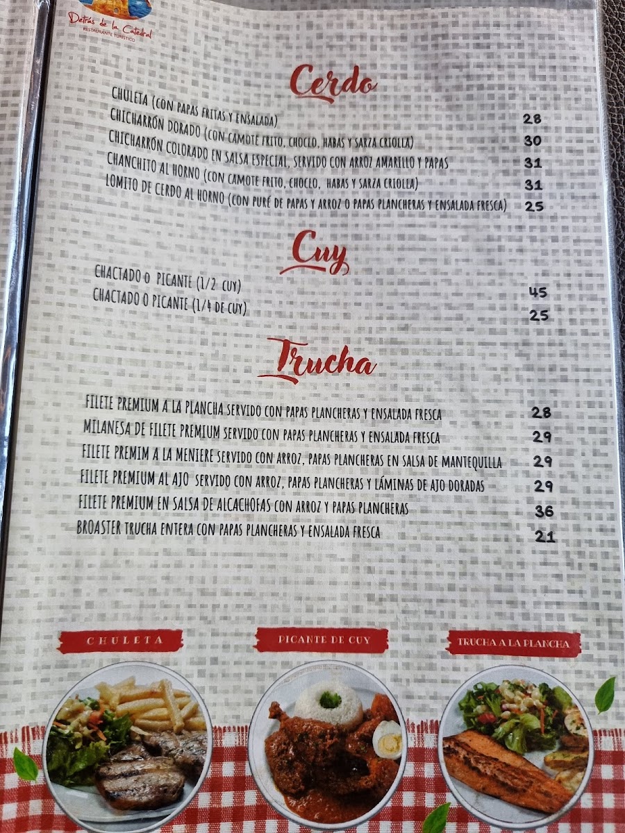 Menu Detrás De La Catedral, Restaurante-2