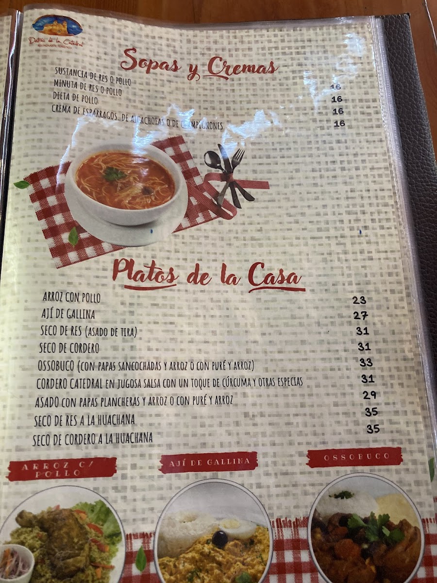 Menu Detrás De La Catedral, Restaurante-4