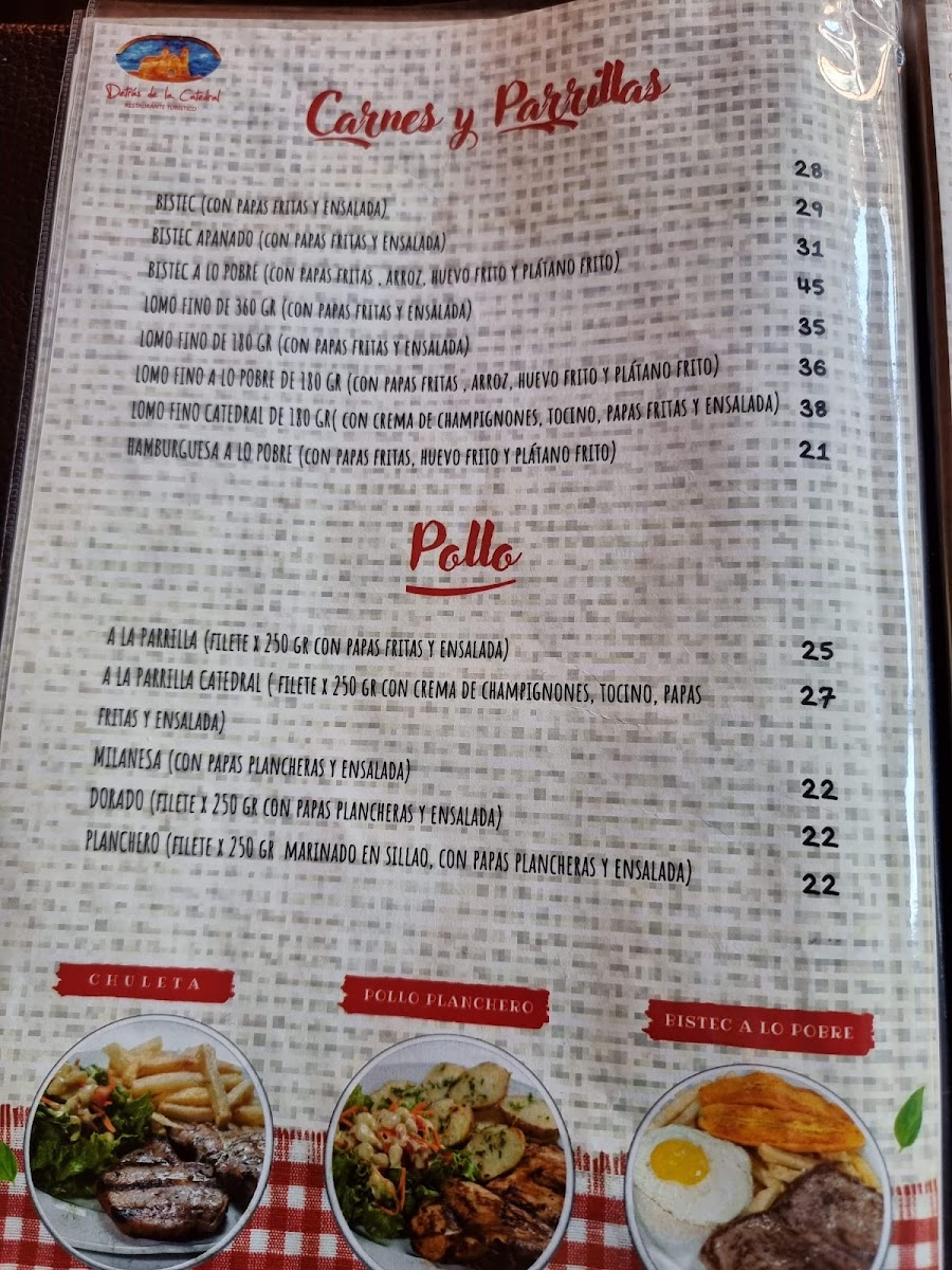 Menu Detrás De La Catedral, Restaurante-6